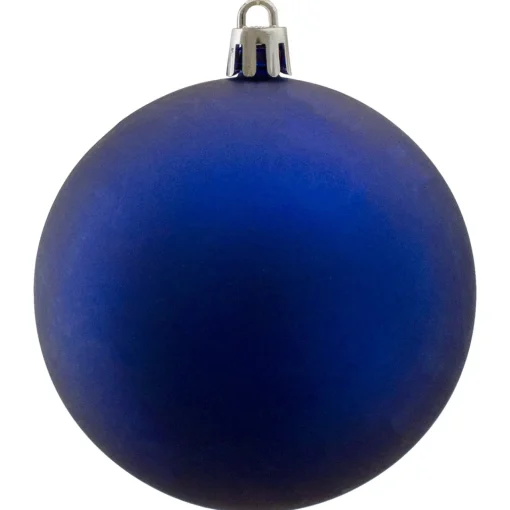 Outlet 32ct Matte Royal Blue Shatterproof Matte Christmas Ball Ornaments 3.25" (80mm) Shatterproof Balls|Ball Ornaments