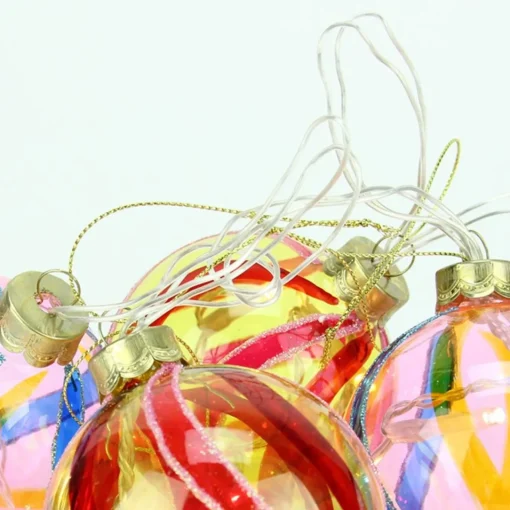 Sale 4ct Pink and Red LED Lighted Swirl Glass Christmas Ball Ornaments 3.25" (82mm) Glass|Ball Ornaments