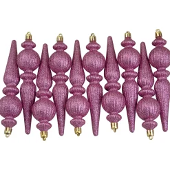 75ct Pink and Silver Shatterproof 3-Finish Christmas Ball Ornaments Shatterproof Balls|Ball Ornaments