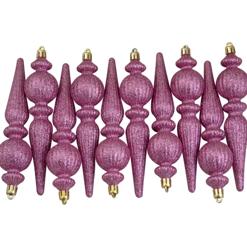 75ct Pink and Silver Shatterproof 3-Finish Christmas Ball Ornaments Shatterproof Balls|Ball Ornaments