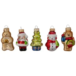 Discount 18ct Red and Green Beaded Garland with Christmas Ornaments 30