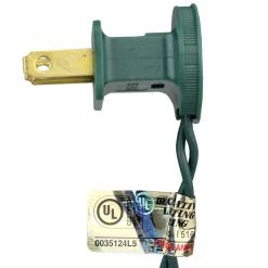 Discount 25ct Red and Pure White LED C7 Christmas Lights - 16ft Green Wire C7 & C9 Lights