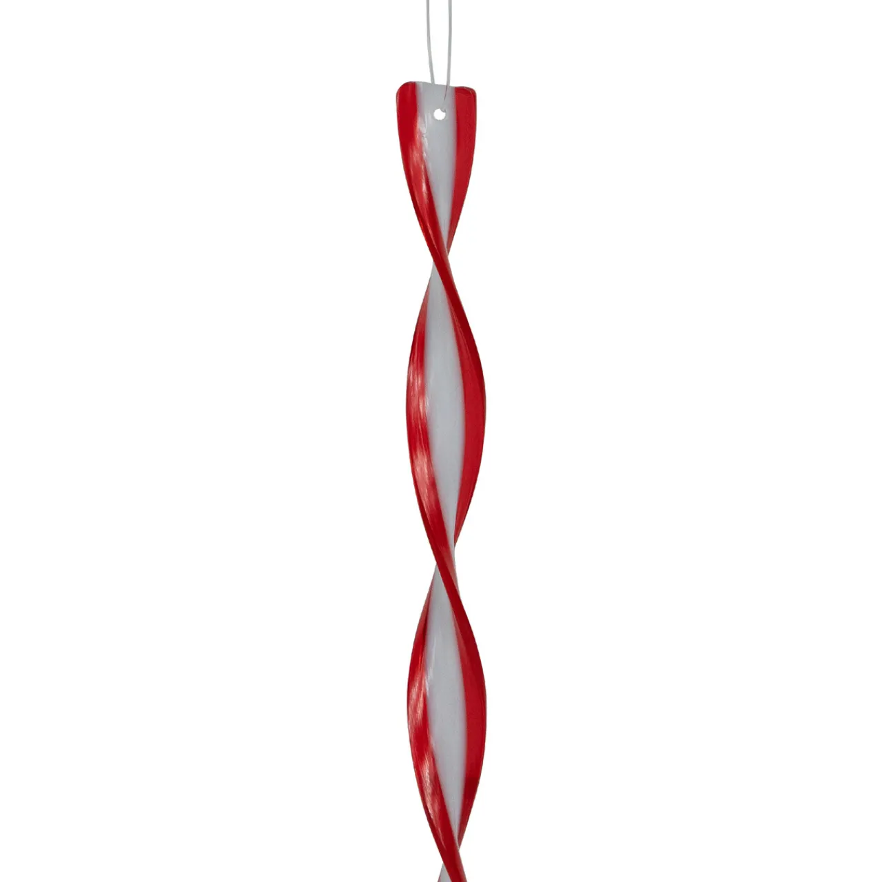 Hot 6ct Red and White Candy Swirl Christmas Ornaments 8" Food & Beverage