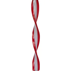 Hot 6ct Red and White Candy Swirl Christmas Ornaments 8