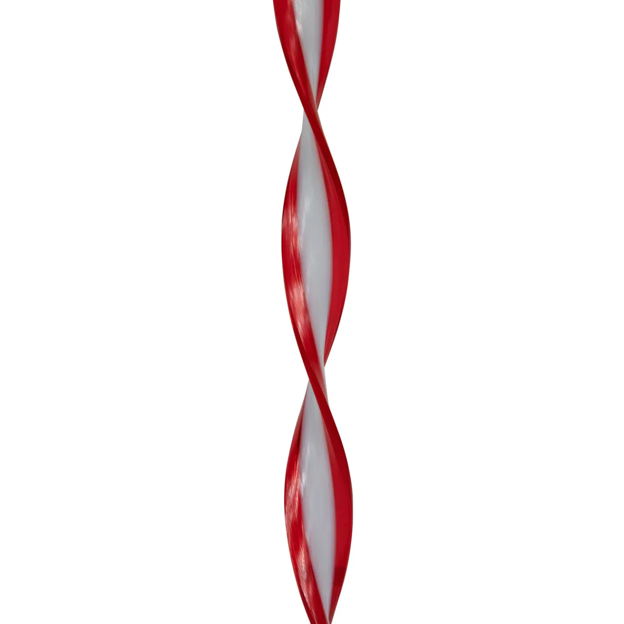 Hot 6ct Red and White Candy Swirl Christmas Ornaments 8" Food & Beverage