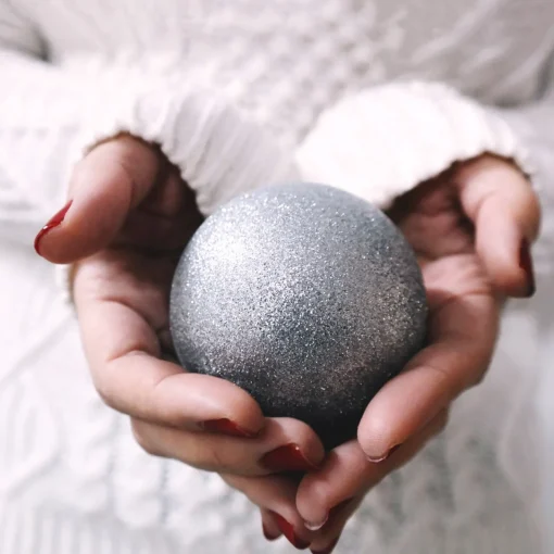 Hot 60ct Shatterproof Silver 4-Finish Christmas Ball Ornaments 2.5" (60mm) Shatterproof Balls|Ball Ornaments