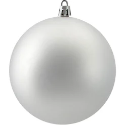 Hot 12ct Silver Splendor Shatterproof Matte Christmas Ball Ornaments 4