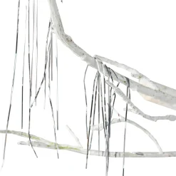 Hot 1000ct Silver Tinsel Icicle Strands - 18