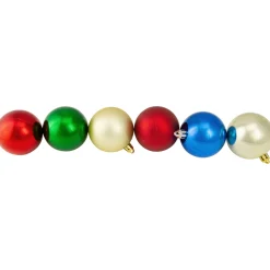 Clearance 50ct Traditional Multi Shatterproof 2-Finish Christmas Ball Ornaments 4" (100mm) Shatterproof Balls|Ball Ornaments