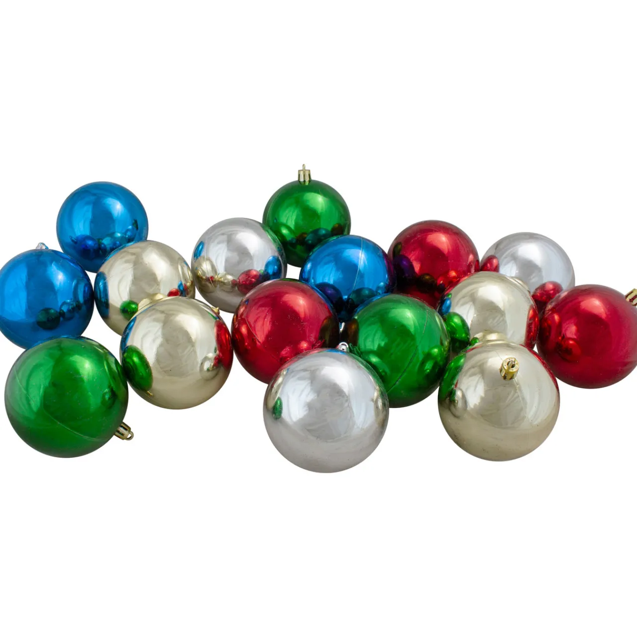 Sale 60ct Traditional Multi-Colored Shatterproof 2-Finish Christmas Ball Ornaments 2.5" (60mm) Shatterproof Balls|Ball Ornaments
