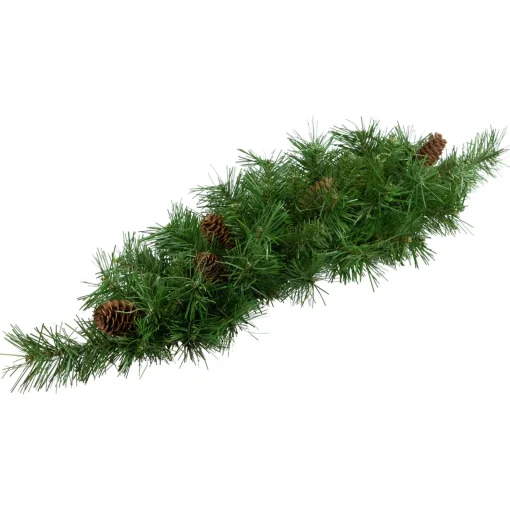 New Dakota Pine with Pinecones Artificial Christmas Swag - 32" - Unlit Unlit Swags