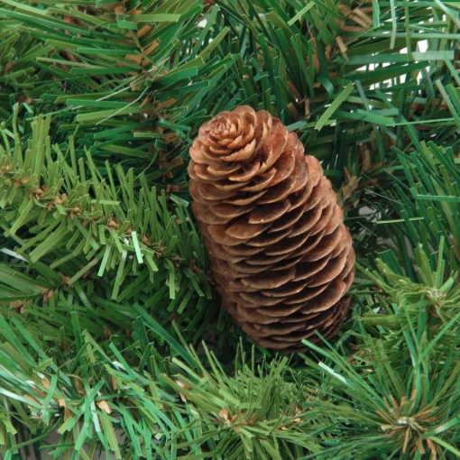 Clearance Dakota Red Pine Cones Artificial Christmas Garland - 9' x 16" - Unlit Unlit