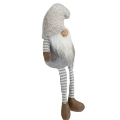 Hot Dangling Leg Sitting Gnome Christmas Figure - 7.5