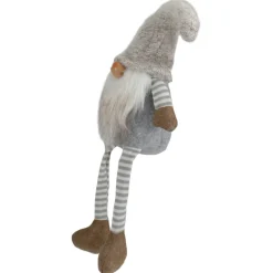 Hot Dangling Leg Sitting Gnome Christmas Figure - 7.5