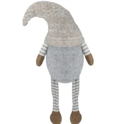 Hot Dangling Leg Sitting Gnome Christmas Figure - 7.5