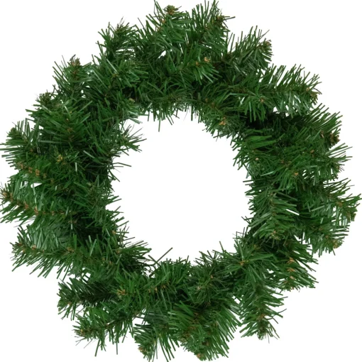 Outlet Deluxe Dorchester Pine Artificial Christmas Wreath, 10-Inch, Unlit Unlit