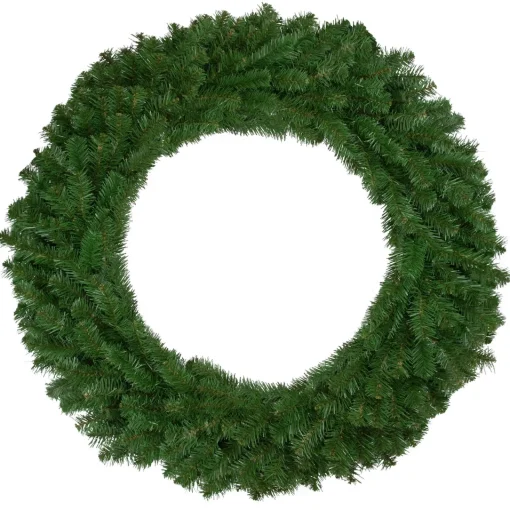 Online Deluxe Dorchester Pine Artificial Christmas Wreath, 36-Inch, Unlit Unlit