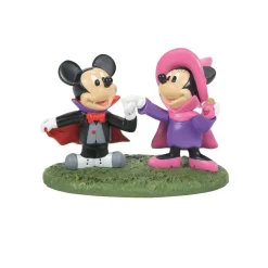 Outlet Dept 56 Disney Mickey and Minnie's Costume Fun Halloween Figure Building Sets