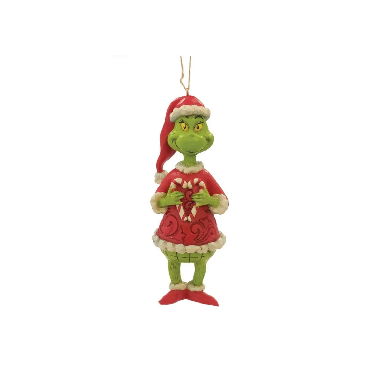 Discount Dept 56 Grinch Holding Candy Cane Christmas Ornament Building Sets
