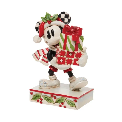Online Dept 56 Mickey with Stacked Presents Christmas Figure Building Sets