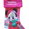 Sale Pink & Red Minnie Mouse Holiday Christmas Stocking Stockings