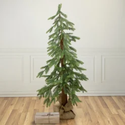 New Downswept Pine Artificial Christmas Tree - 4' Unlit