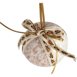 Hot Embroidered Leaves Christmas Ball Ornaments - 3