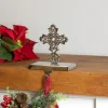 Sale Filigree Cross Christmas Stocking Holder - 5" Stocking Holders