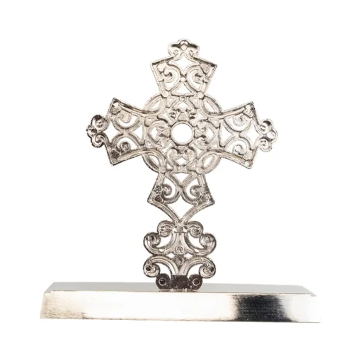 Sale Filigree Cross Christmas Stocking Holder - 5" Stocking Holders