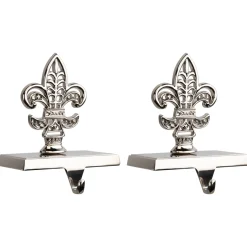 Sale Fleur de Lis Christmas Stocking Holder - 5