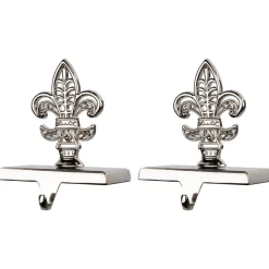 Sale Fleur de Lis Christmas Stocking Holder - 5