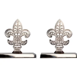 Sale Fleur de Lis Christmas Stocking Holder - 5