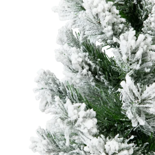 Online Flocked Angel Pine Artificial Mini Christmas Tree - 19" - Unlit Flocked
