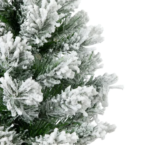 Online Flocked Angel Pine Artificial Mini Christmas Tree - 19" - Unlit Flocked