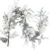 Sale Flocked Pinecones and Berries Artificial Pine Christmas Garland - 6' x 8" - Unlit Unlit