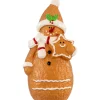 Best Frosted Gingerbread Snowman with Star Cookie Christmas Figurine - 7.5" Snowmen