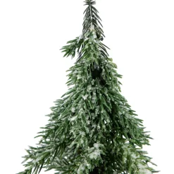 Best Frosted Icy Pine Christmas Tree with Jute Base - 10.5