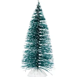 Hot Frosted Mini Bottle Brush Pine Christmas Village Trees - 4