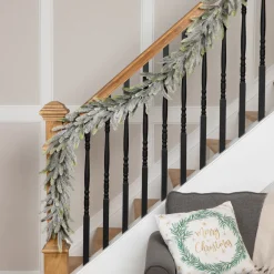 Outlet Frosted Pine Artificial Christmas Garland - 6' - Unlit Unlit