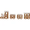 Online Frosted Snowflake Gingerbread Train Christmas Decoration - 5.5" - 4-Piece Trains