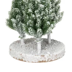 Online Frosted Trio of Pine Trees Christmas Decoration - 8