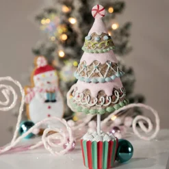 Best Frosted Waffle Cone Christmas Cupcake Tree - 10.25