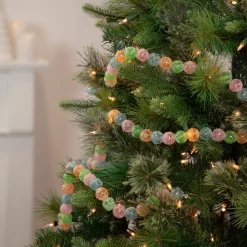 6ft Pastel Faux Candy Christmas Garland - Unlit Unlit