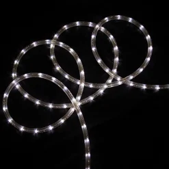 Clearance 100ft Pure White LED Christmas Rope Lights Rope & Tape