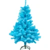 Best Full Pine Artificial Christmas Tree - 4' - Cerulean Blue - Unlit Colorful