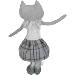 Girl Fox Sitting Christmas Figure with Dangling Legs - 22