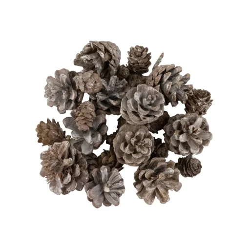 Hot Glittered Berries and Pinecones Christmas Decorations - 6" People