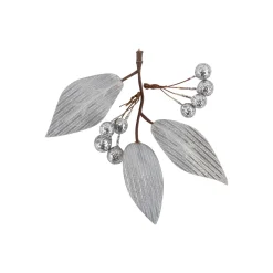 Hot Glittered Berries and Pinecones Christmas Decorations - 6