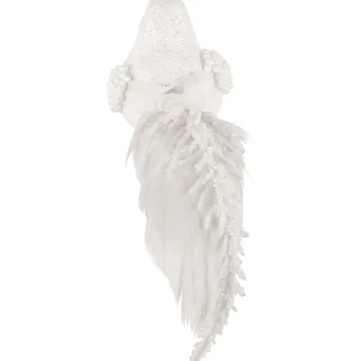 New Glittered Bird Christmas Clip-on Ornaments - 6.5" - Pink and Champagne - Set of 3 Animals