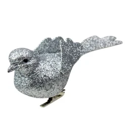Sale Glittered Bird Clip-On Christmas Ornament - 6